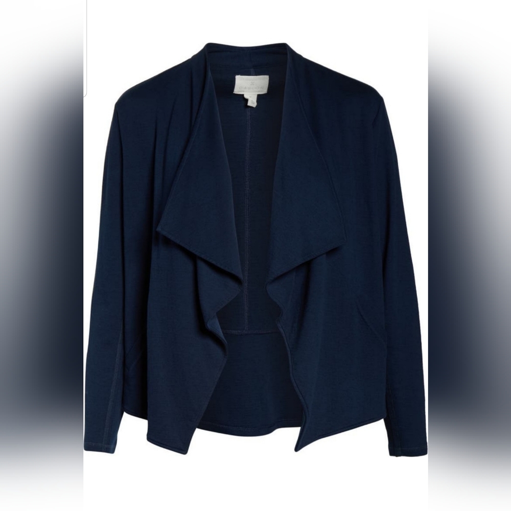 Caslon Drape Collar Knit Blazer size XS